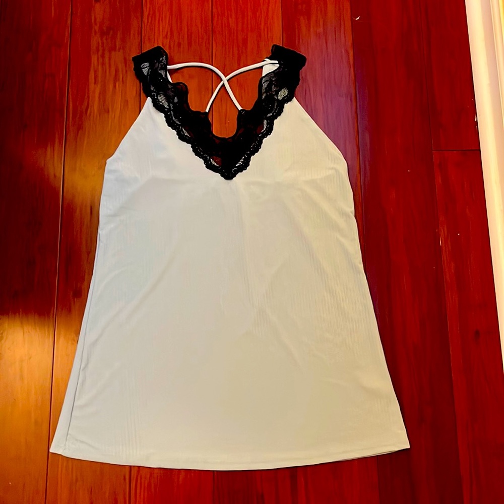 Brand new without tags criss cross tank top